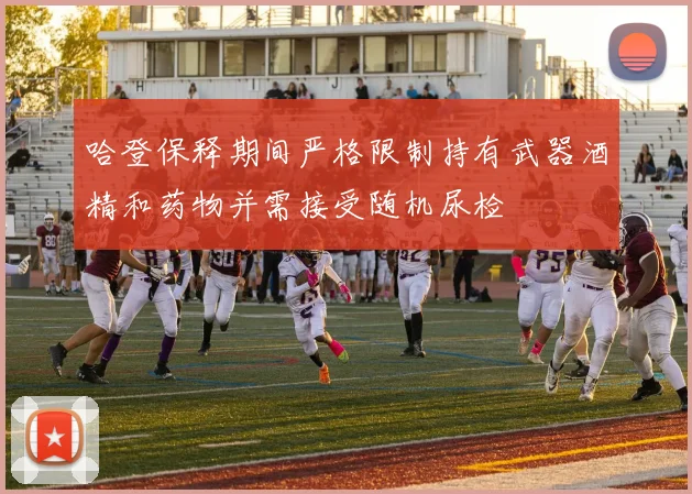 哈登保释期间严格限制持有武器酒精和药物并需接受随机尿检